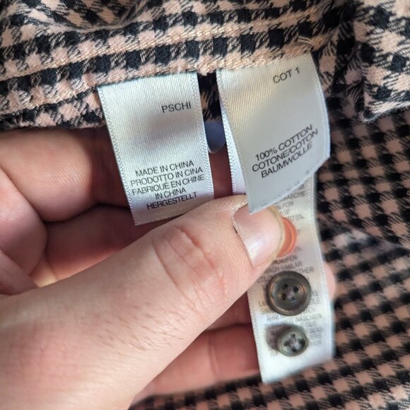 PS PAUL SMITH - Houndstooth shirt - Sz M - Picture 6 of 6